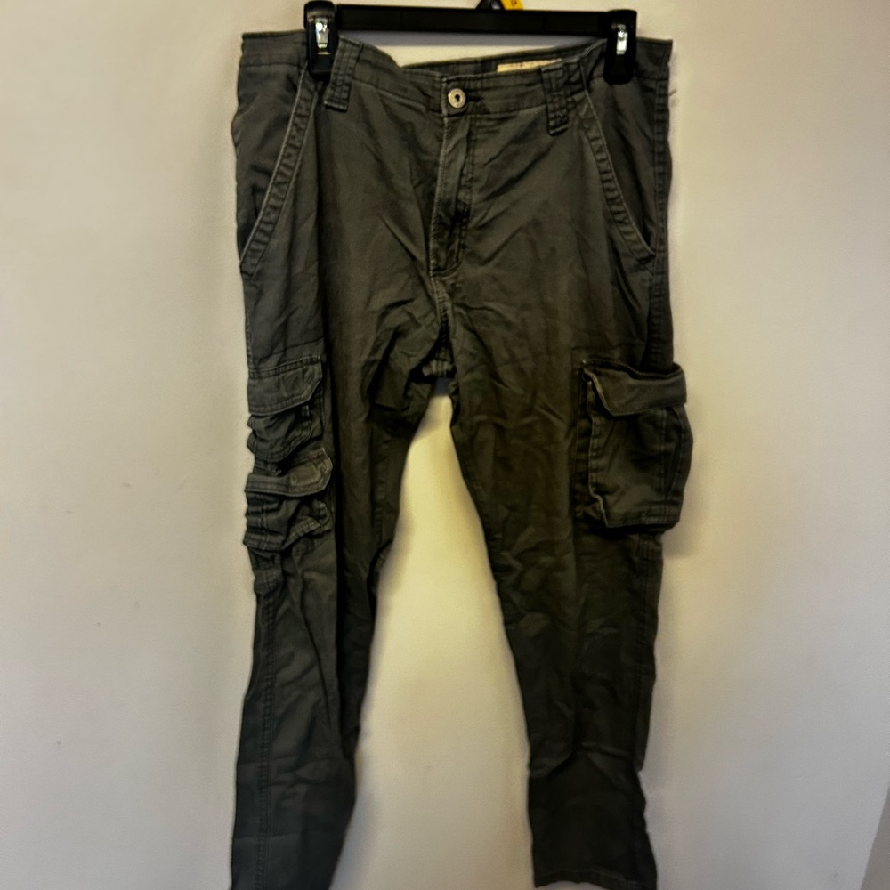 Wrangler Green Cargo Pants Slim Fit Urban Style